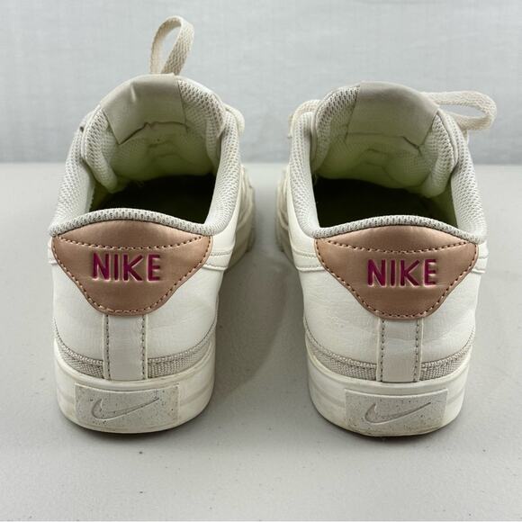Nike Court Legacy White Leather Low-Top Sneakers Women’s Size 7.5 EUR 38.5 - Picture 5 of 10